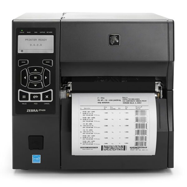 Zebra ZT420 Industrial Label Barcode Printer (203 dpi, Max 6 Inc