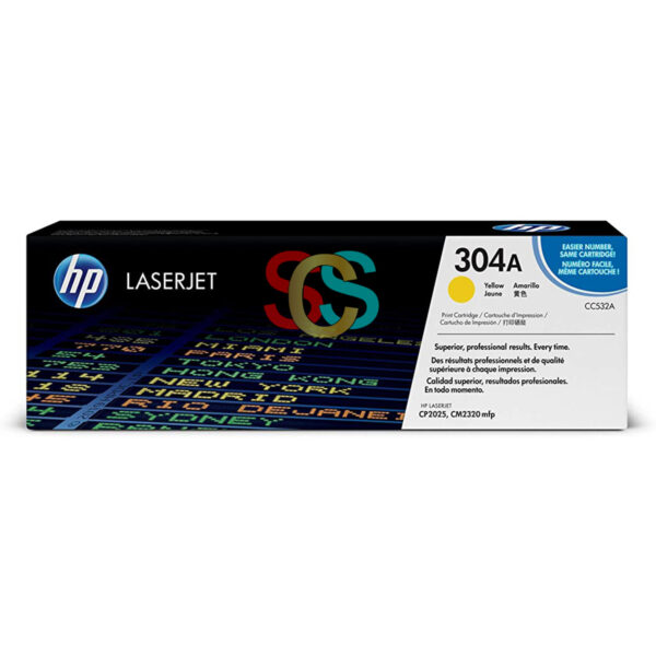 HP 304A Yellow Original LaserJet Toner