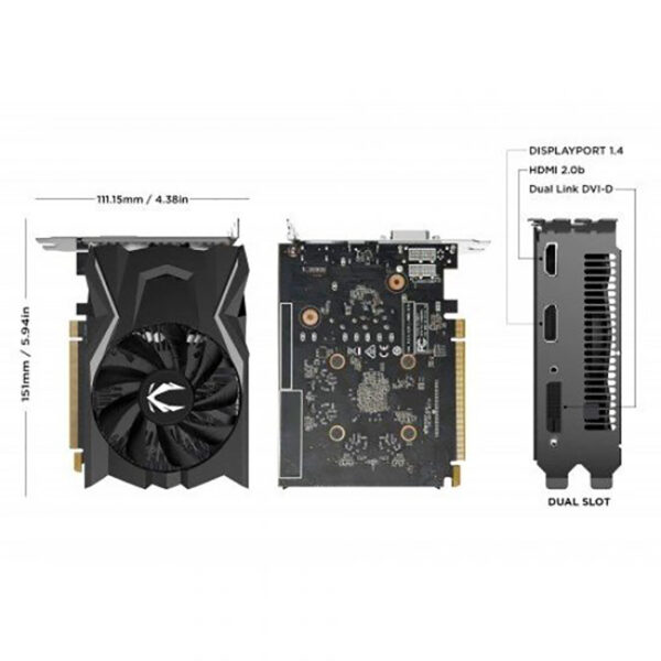 Zotac Gaming GTX 1650 OC GDDR6 4GB Graphics Card - Image 2