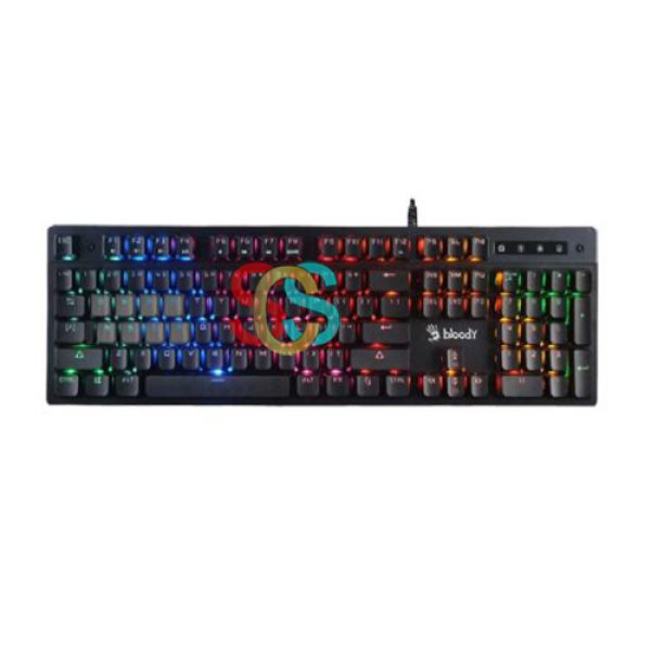 A4 Tech Bloody B500N Grey Mecha-Like Neon Backlit Gaming Keyboard
