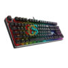 Rapoo V700RGB Alloy RGB Backlit Wired Black Mechanical Gaming Keyboard