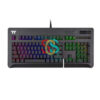 Thermaltake Level 20 RGB Cherry MX Speed Silver Wired Gaming Mechanical Space Gray Keyboard