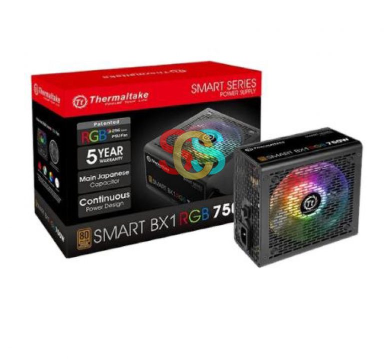 Thermaltake Smart BX1 RGB 750W Non Modular 80 Plus Bronze Certified Power Supply#SS5980C