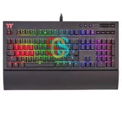 Thermaltake TT Premium X1 RGB Cherry MX Blue Wired Gaming Mechanical Black Keyboard