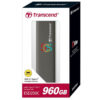 Transcend ESD250C 960GB USB 3.1 Gen 2 Type C to USB Type A Portable SSD;