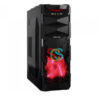 Value Top VT-76-R ATX Mid Tower Black (Red LED Fan) Gaming Casing with Standard PSU