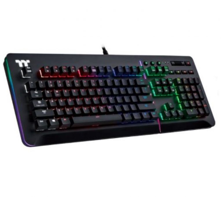 Thermaltake Level 20 RGB Cherry MX Blue Wired Gaming Mechanical Space Gray Keyboard - Image 3