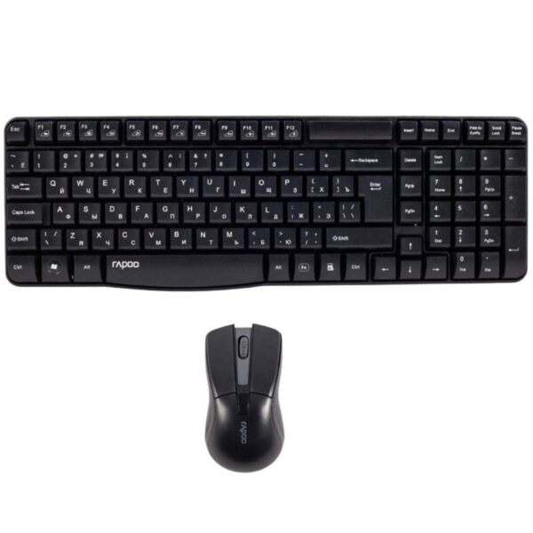 Rapoo X1800S Wireless Optical Mouse & Keyboard Combo - Image 2