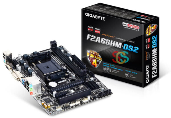 Gigabyte GA-F2A68-DS2 DDR3 FM2+ Socket AMD Mainboard