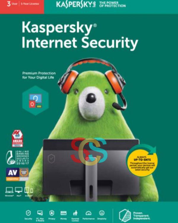 Kaspersky Internet Security (2021) 3-User 1 year