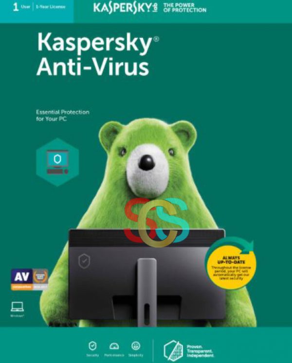 Kaspersky Anti-Virus 1-User 1 year