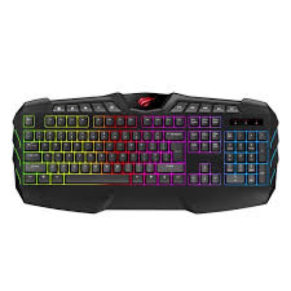 Havit KB505L Black USB Multi-Function Backlit Gaming Keyboard with Bangla - Image 2