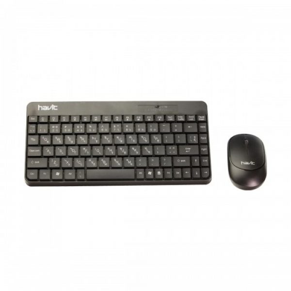 Havit Black Mini Wireless Keyboard & Mouse Combo #SS0153C - Image 3