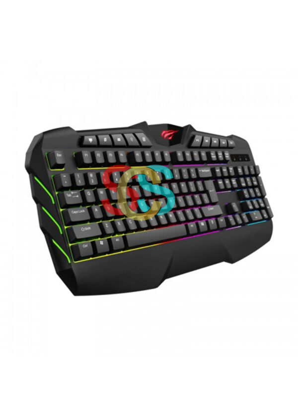 Havit KB505L Black USB Multi-Function Backlit Gaming Keyboard with Bangla