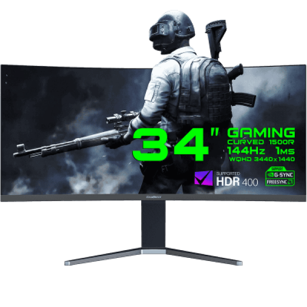 GameMax GMX 34CKKQ 34 inch gaming monitor