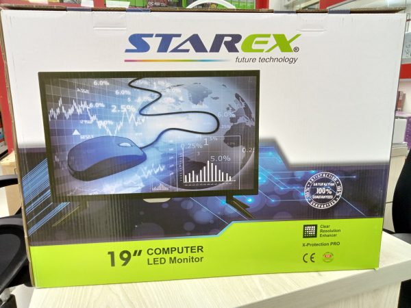 STAREX 18.5" WIDE LED MONITOR WITH VGA & HDMI