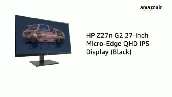 HP Z27N G2 27 Inch 2K QHD IPS LED HDMI, DP, DVI-D, USB Monitor