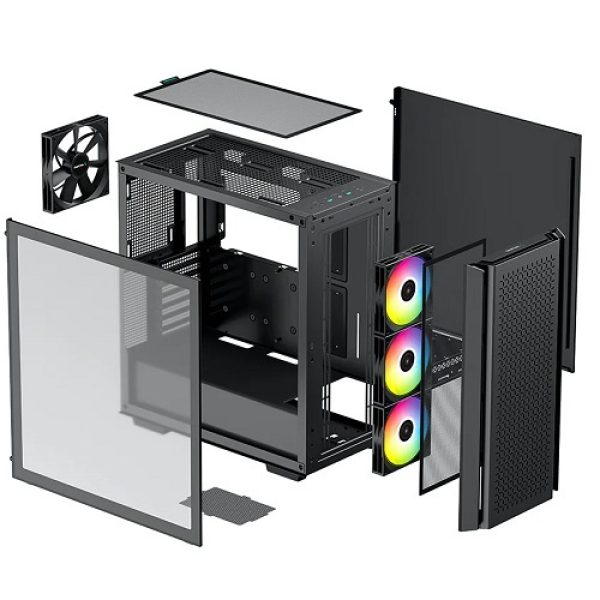 DeepCool CG560 Tempered Glass Mid-Tower ATX Case - Image 2