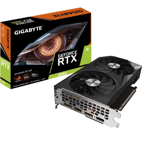 GIGABYTE GeForce RTX 3060 GAMING OC 8GB GDDR6 GPU