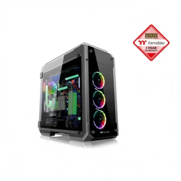 Thermaltake View 71 TG RGB Full Tower Chassis Black