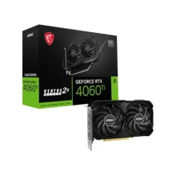 MSI GeForce RTX 4060 Ti VENTUS 2X BLACK 16GB OC GDDR6 Graphics Card