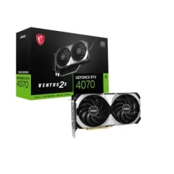 MSI GeForce RTX 4070 VENTUS 2X 12GB OC GDDR6X Graphics Card