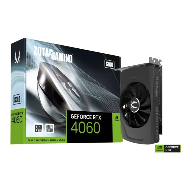 ZOTAC GAMING GeForce RTX 4060 8GB SOLO GDDR6 Graphics Card