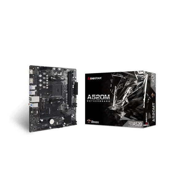 BIOSTAR A520MT DDR4 AMD AM4 Micro ATX Motherboard