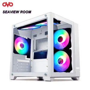 OVO SEAVIEW FH-919 MINI RGB GAMING CASE (WHITE) price in bd / samanta computer