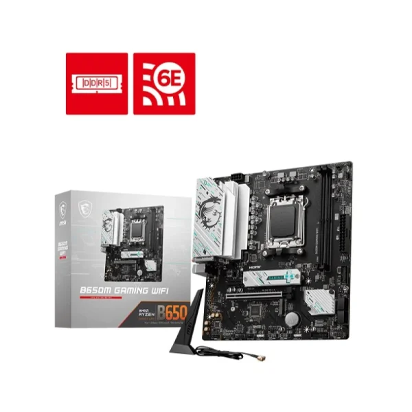 MSI B650M GAMING WIFI AMD AM5 mATX Motherboard