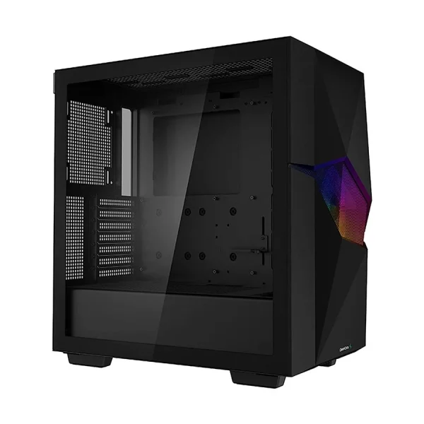 Deepcool CYCLOPS BK Mid Tower Black ATX Gaming Casing - Image 3