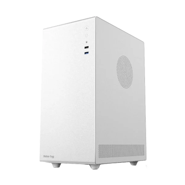 Value Top V500W Mini Tower Micro-ATX White Desktop Casing