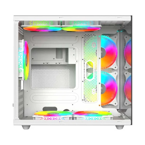 Value Top V900W Mini Tower Micro-ATX White Gaming Desktop Casing - Image 4