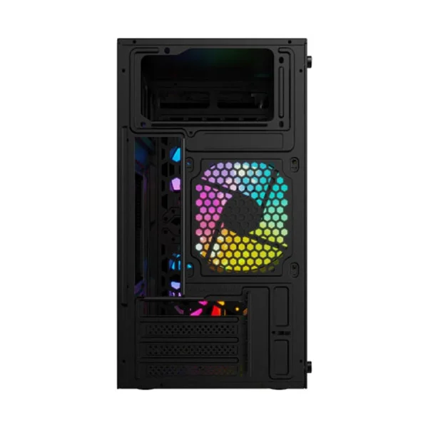 Value Top VT-M200 Mid Tower (Tempered Glass Window) Micro-ATX Black Desktop Casing with Standard PSU - Image 4