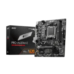 MSI PRO A620M-E DDR5 Memory Type DDR5 Memory Slot 2 AMD Motherboard price in bd /samanta computer