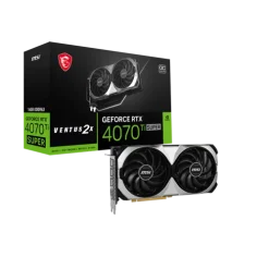 MSI GeForce RTX 4070 Ti SUPER 16G VENTUS 2X WHITE OC GDDR6X Graphics Card