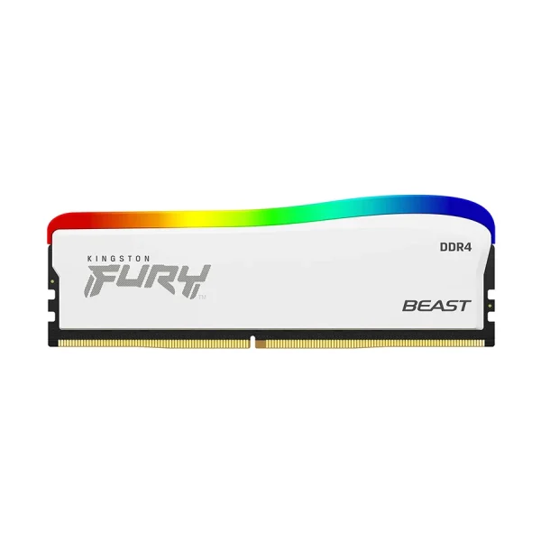 RAM Kingston FURY Beast RGB 8GB 3200MHz DDR4 White