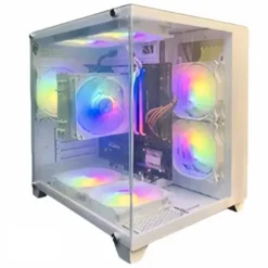 Revenger Base Dynamic Mini Mid Tower M-Atx Gaming Case(White)